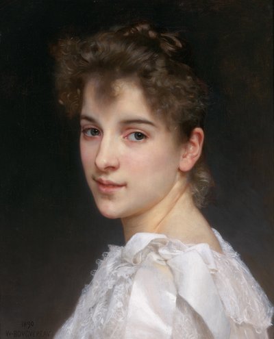 Gabrielle Cot by William Adolphe Bouguereau